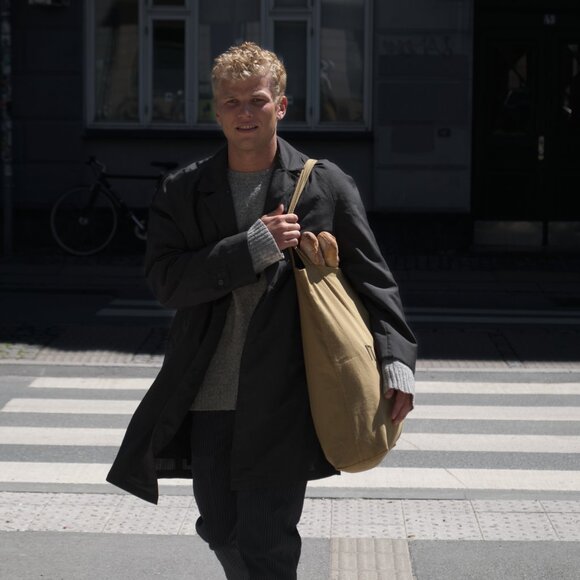 IT MATTERS Shoulder Bag NWT - Organic Cotton -Scandinavian Design -School Unisex - Picture 8 of 10